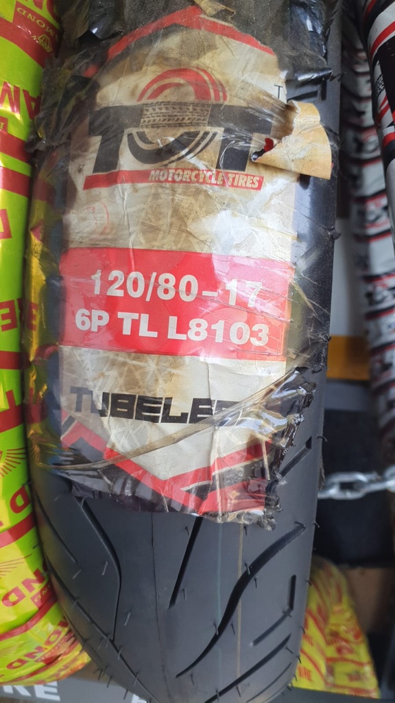 LLANTA - 120/80-17 6PR 8103 TL