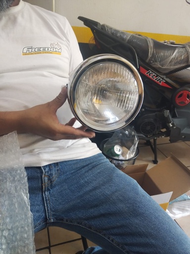 [33310-GR00100-0001] FIRE 125 RATO / 210 / FIRE 125 NEW - FAROL COMPLETO / SILVIN
